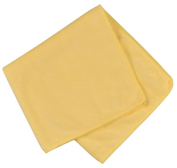 Mikrofasertuch Standard 40x40 cm Gelb
